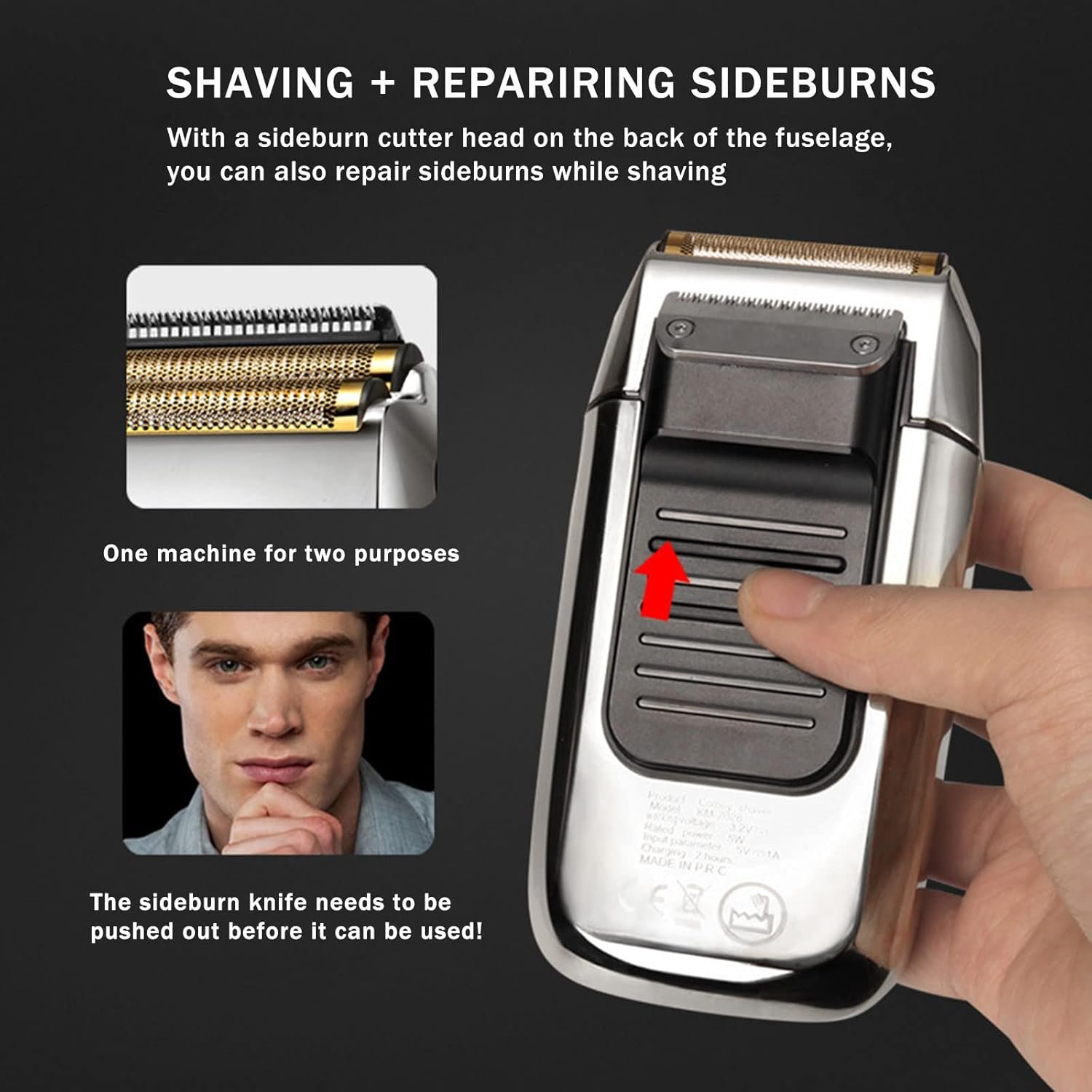 Tondeuse Kemei-2028 - الصورة 5