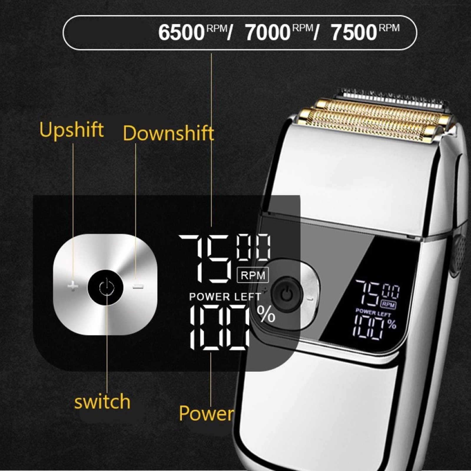 Tondeuse Kemei-2028 - الصورة 3