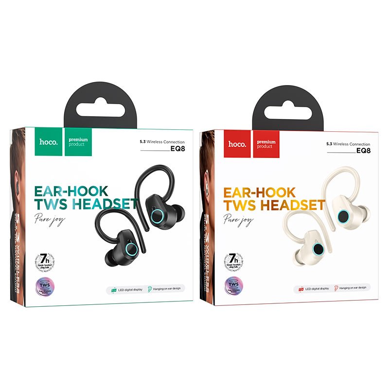 Kit Main Bluetooth-hoco-eq8.ear true wireless BT earbuds - الصورة 2