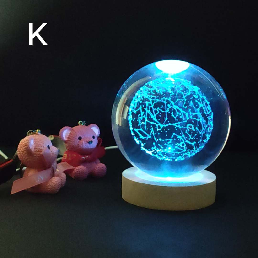 Crystal Ball Night Lamp-حجم كبير - الصورة 13