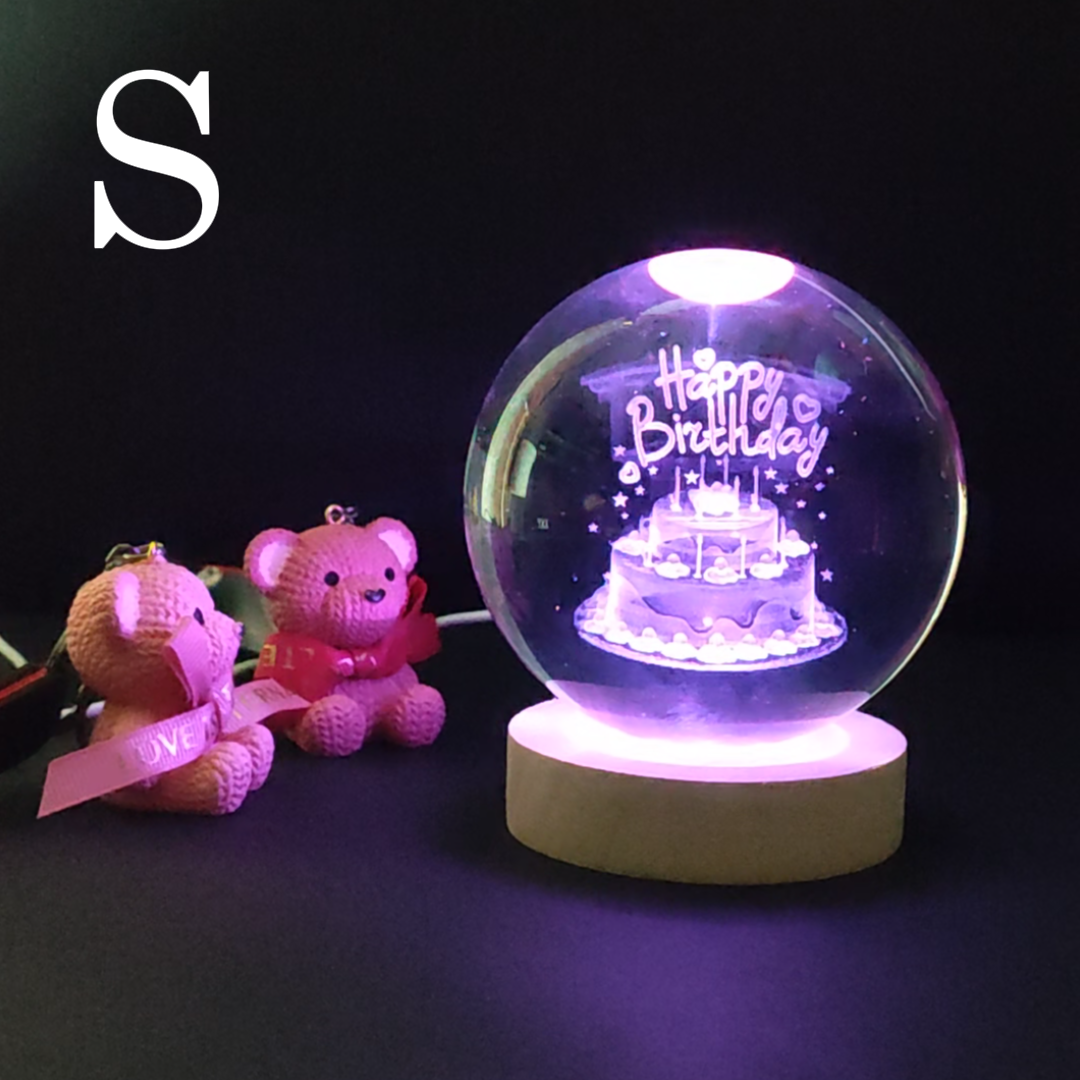 Crystal Ball Night Lamp-حجم كبير - الصورة 10