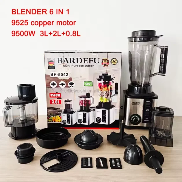 BLENDER-BARDEFU -6IN1-inoxidable
